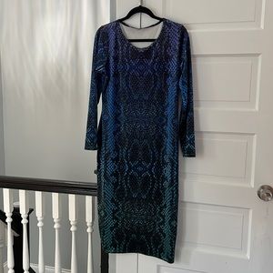 Beautiful Snake Print Dress